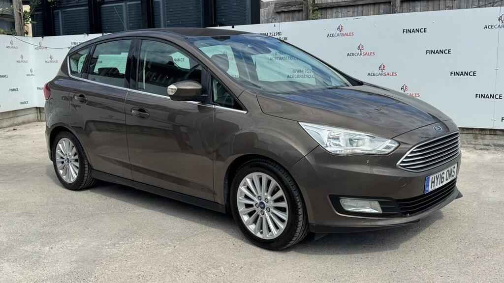 Ford C-Max 2.0 Tdci Titanium Powershift Euro 6 Ss Nav Brown #2