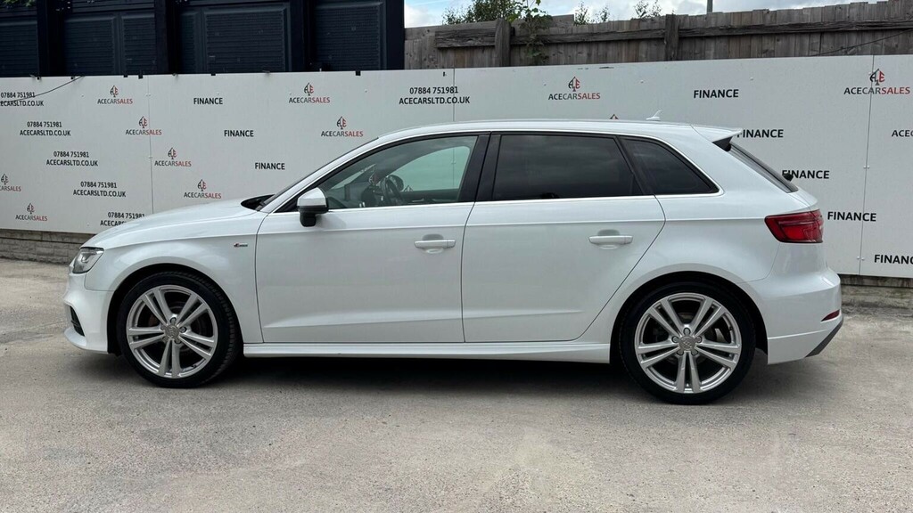 Audi A3 1.4 Tfsi Cod S Line Sportback S Tronic Euro 6 Ss White #5