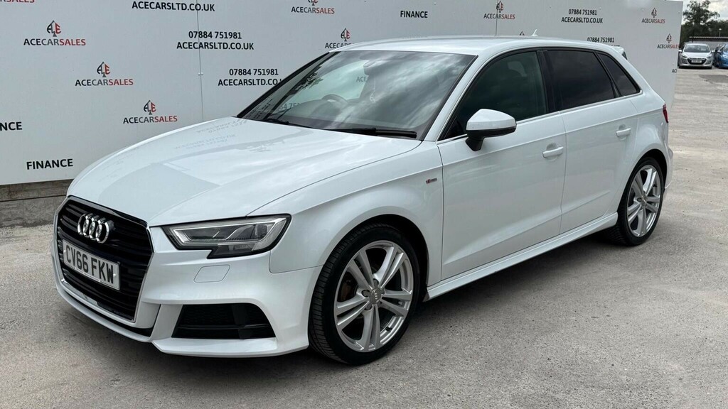 Audi A3 1.4 Tfsi Cod S Line Sportback S Tronic Euro 6 Ss White #4
