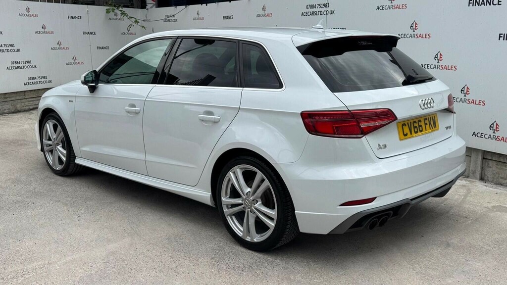 Audi A3 1.4 Tfsi Cod S Line Sportback S Tronic Euro 6 Ss White #6