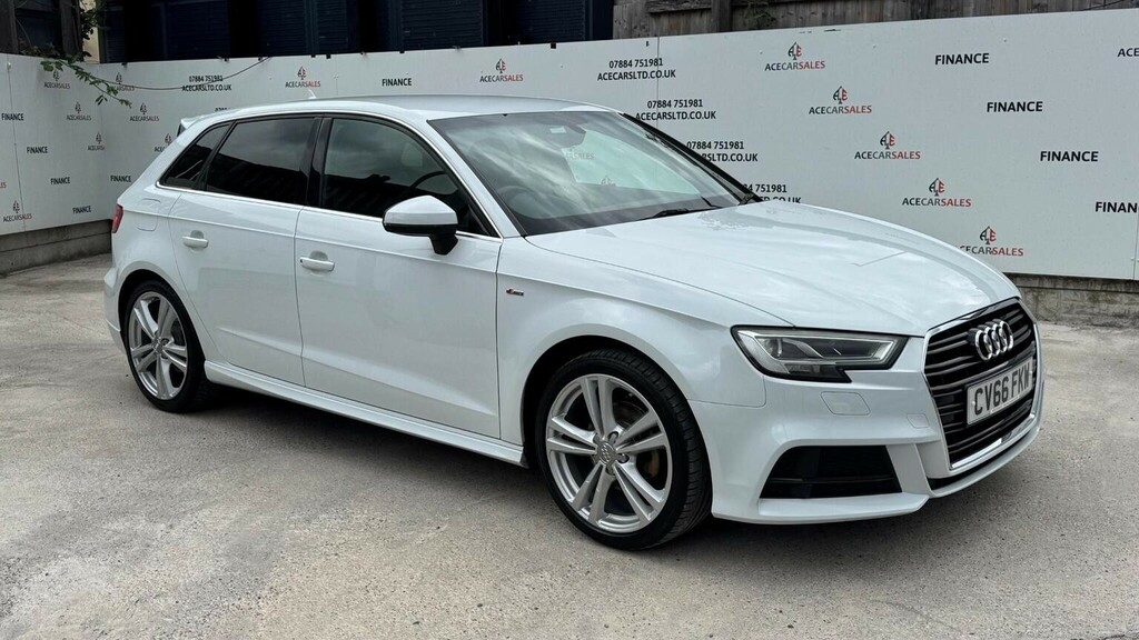 Audi A3 1.4 Tfsi Cod S Line Sportback S Tronic Euro 6 Ss White #2