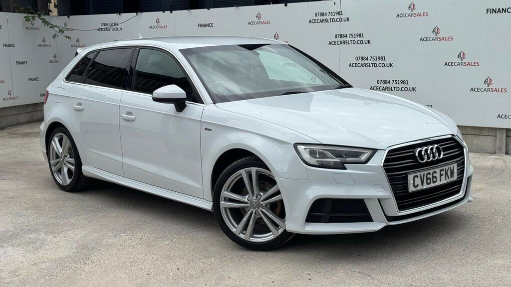 Audi A3 1.4 Tfsi Cod S Line Sportback S Tronic Euro 6 Ss White