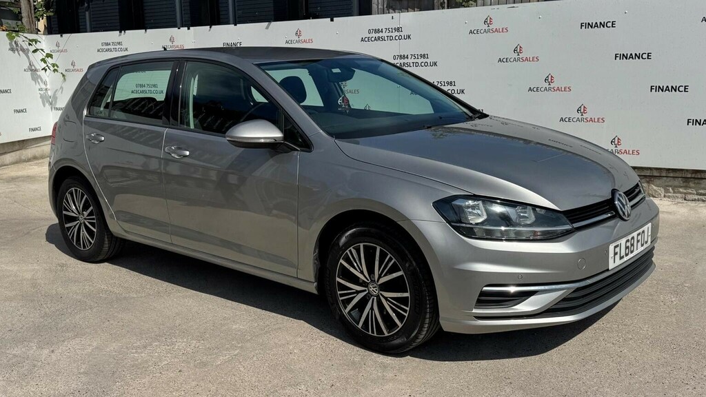 Volkswagen Golf 1.6 Tdi Se Nav Dsg Euro 6 Ss Silver #2