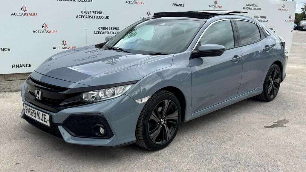 Honda Civic 1.0 Vtec Turbo Ex Cvt Euro 6 Ss Grey #4