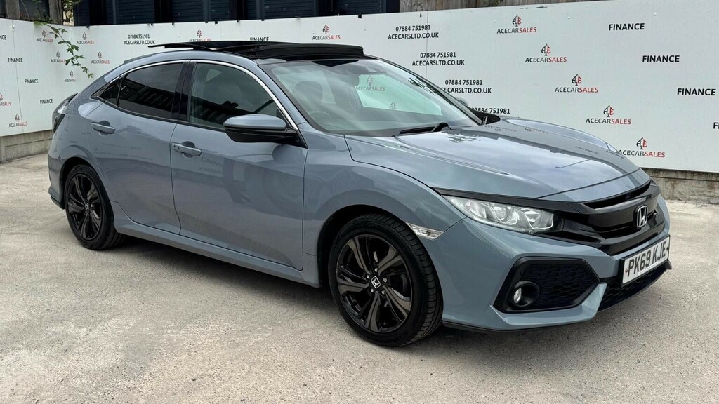 Honda Civic 1.0 Vtec Turbo Ex Cvt Euro 6 Ss Grey #2
