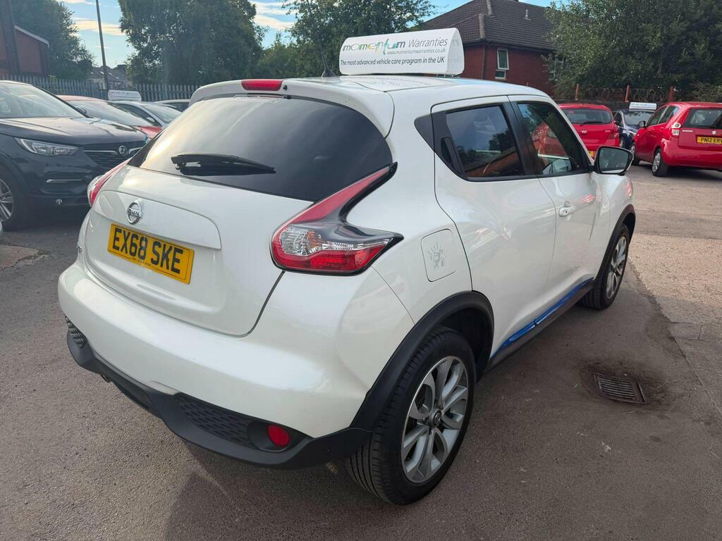 Nissan Juke 1.6 Tekna Xtron Euro 6 White #4