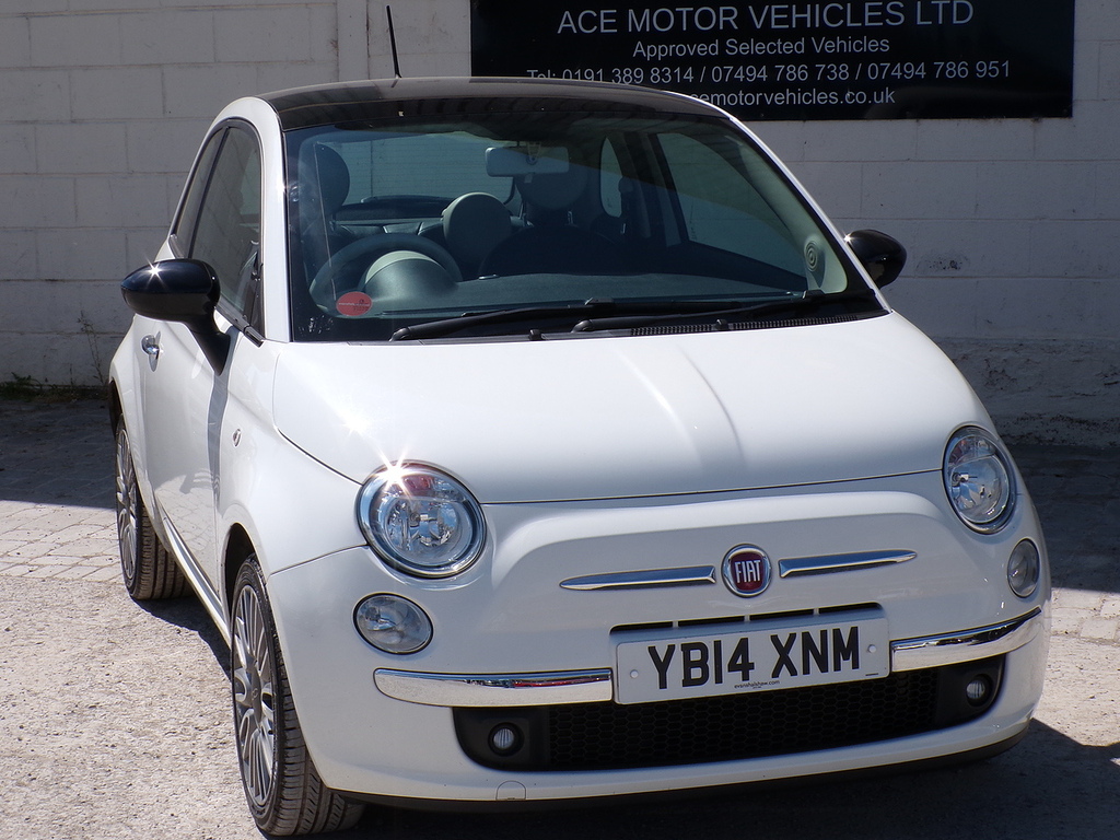 Fiat 500 8V Cult White #2