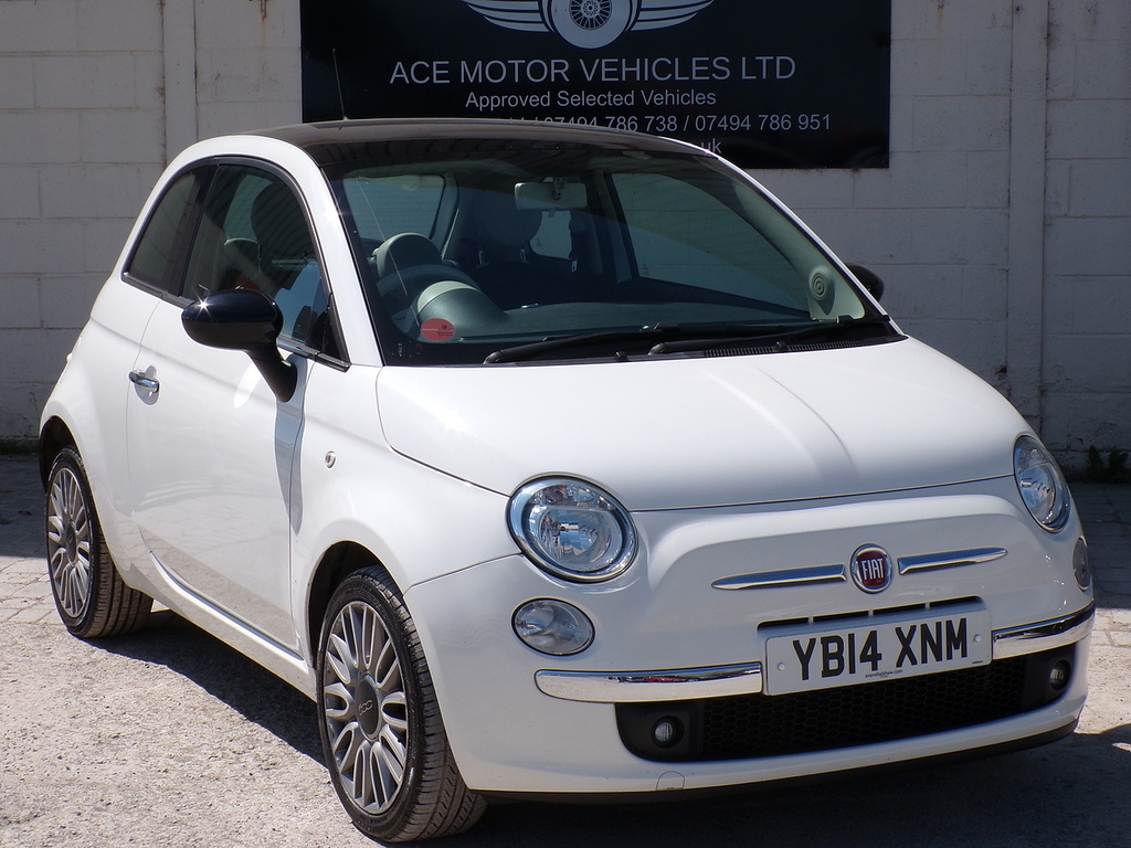Fiat 500 8V Cult White