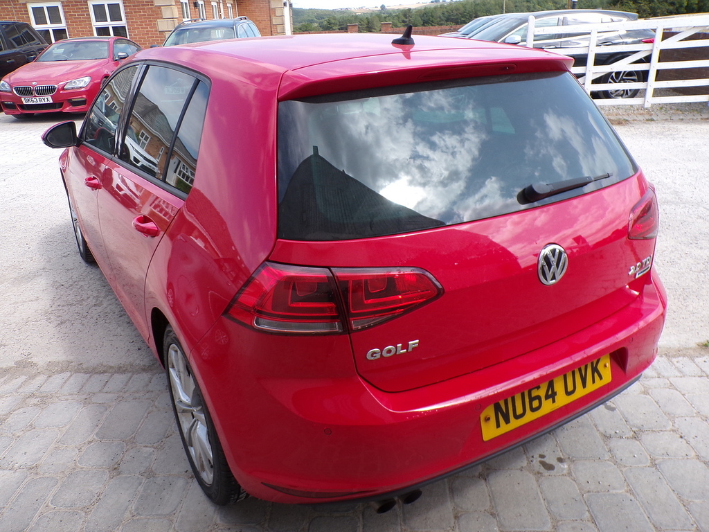Volkswagen Golf Tdi Bluemotion Tech Gt Red #6