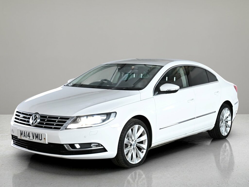 Volkswagen CC Tdi Bluemotion Tech Gt White #2