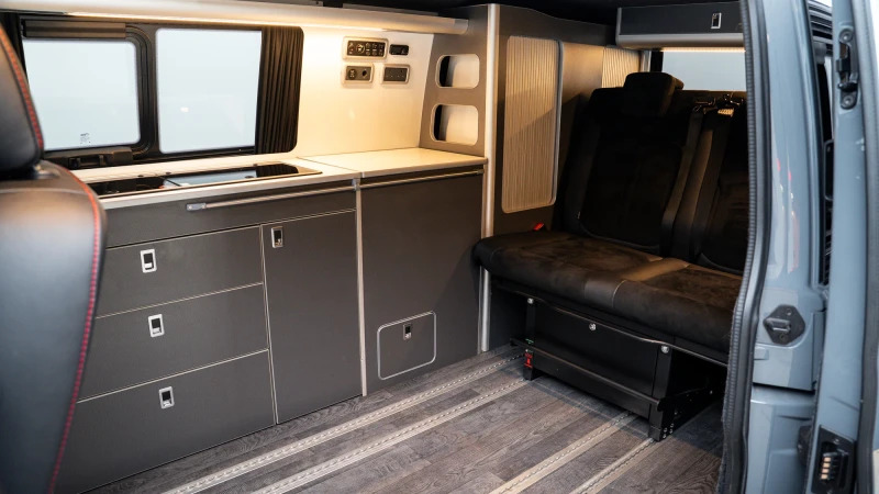 Volkswagen Transporter Sportline 2.0 Bitdi 204Ps Sportline Black Edition Panel Van Grey #38