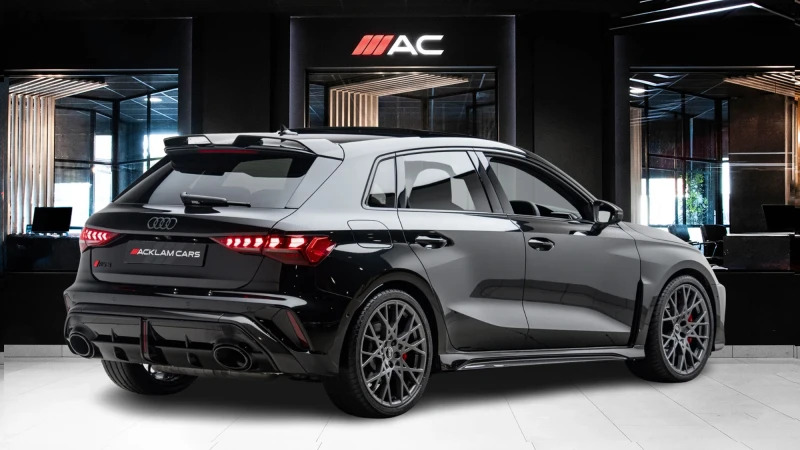 Audi RS3 2.5 Tfsi Saloon S Tronic Quattro Euro 6 Black #4