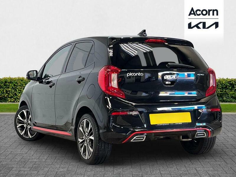 Kia Picanto 1.0 Dpi Gt-line Amt Euro 6 Ss CU23VBP Black #2