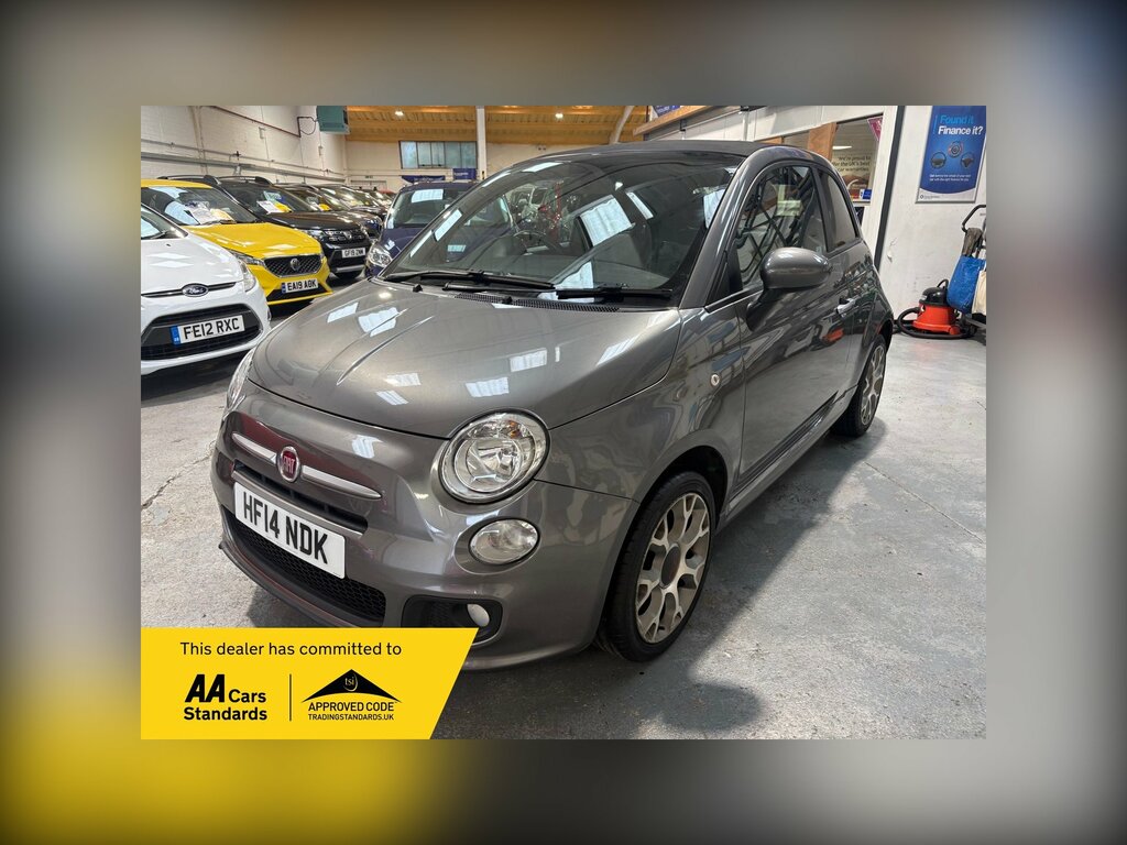 Fiat 500C 1.2 S Convertible Euro 6 Ss Grey