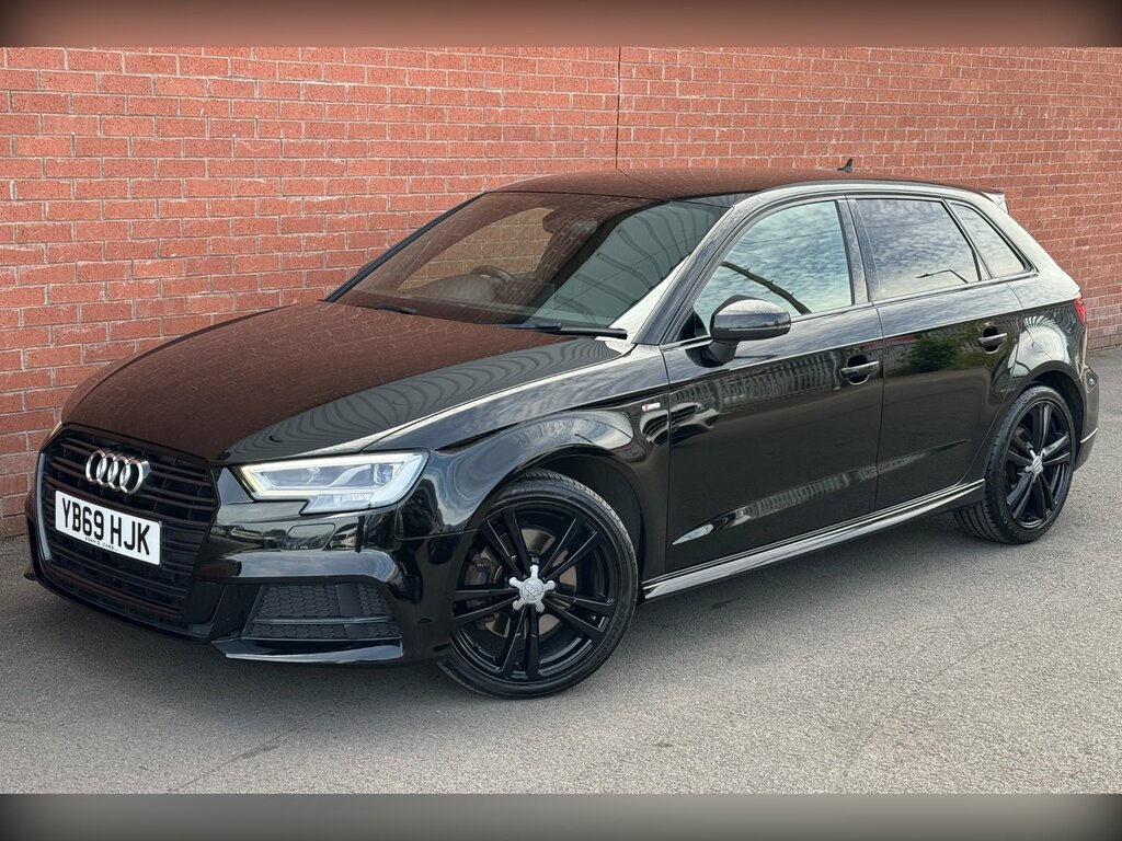 Audi A3 2.0 Tdi 35 S Line Sportback S Tronic Euro 6 Black #5