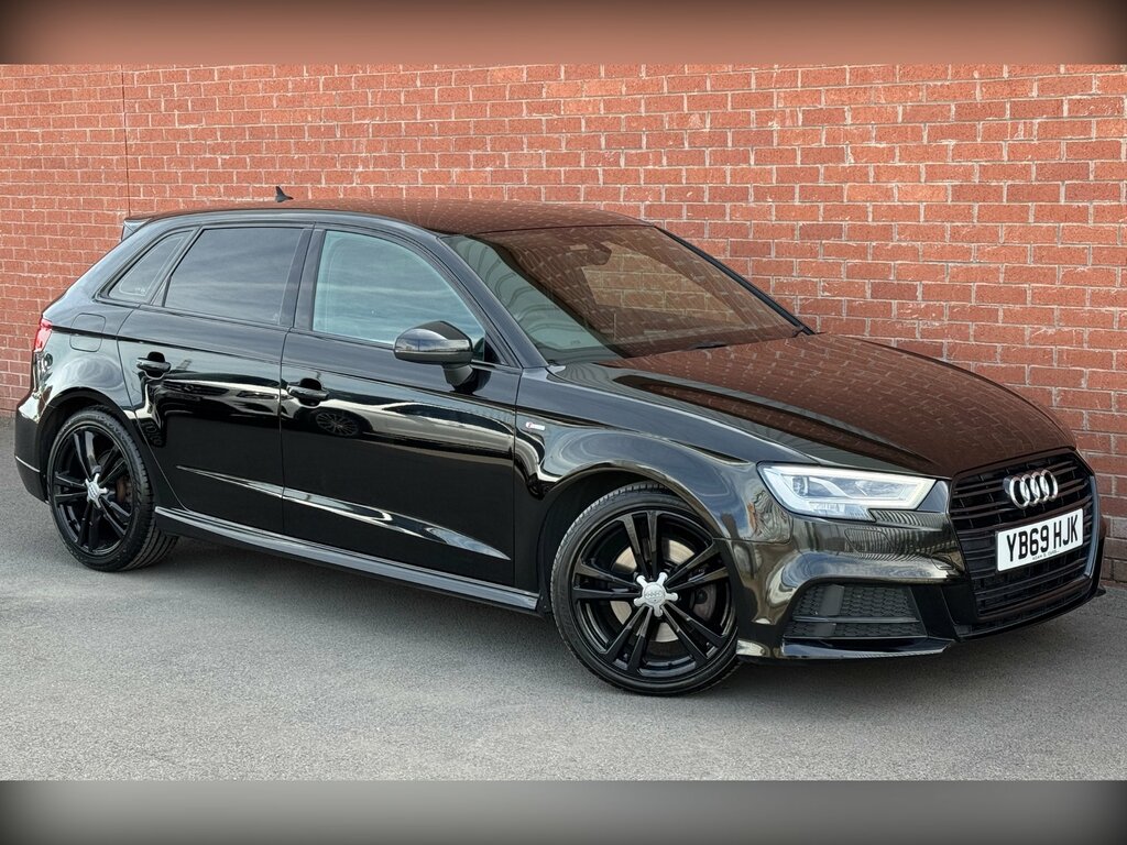 Audi A3 2.0 Tdi 35 S Line Sportback S Tronic Euro 6 Black