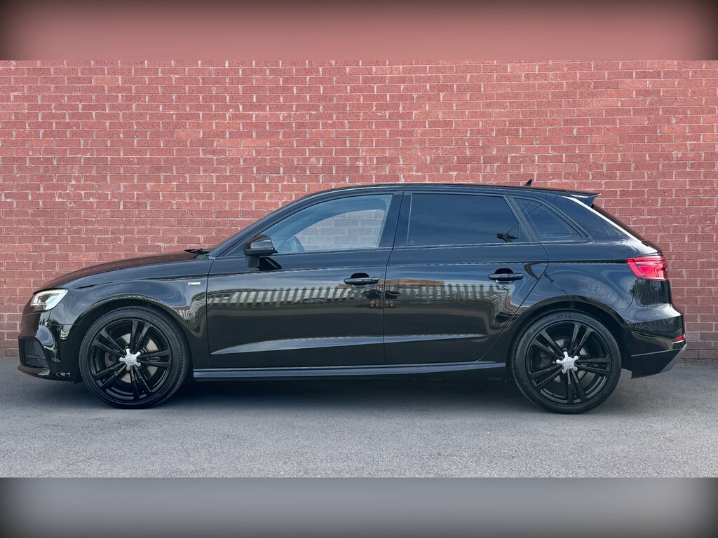 Audi A3 2.0 Tdi 35 S Line Sportback S Tronic Euro 6 Black #6