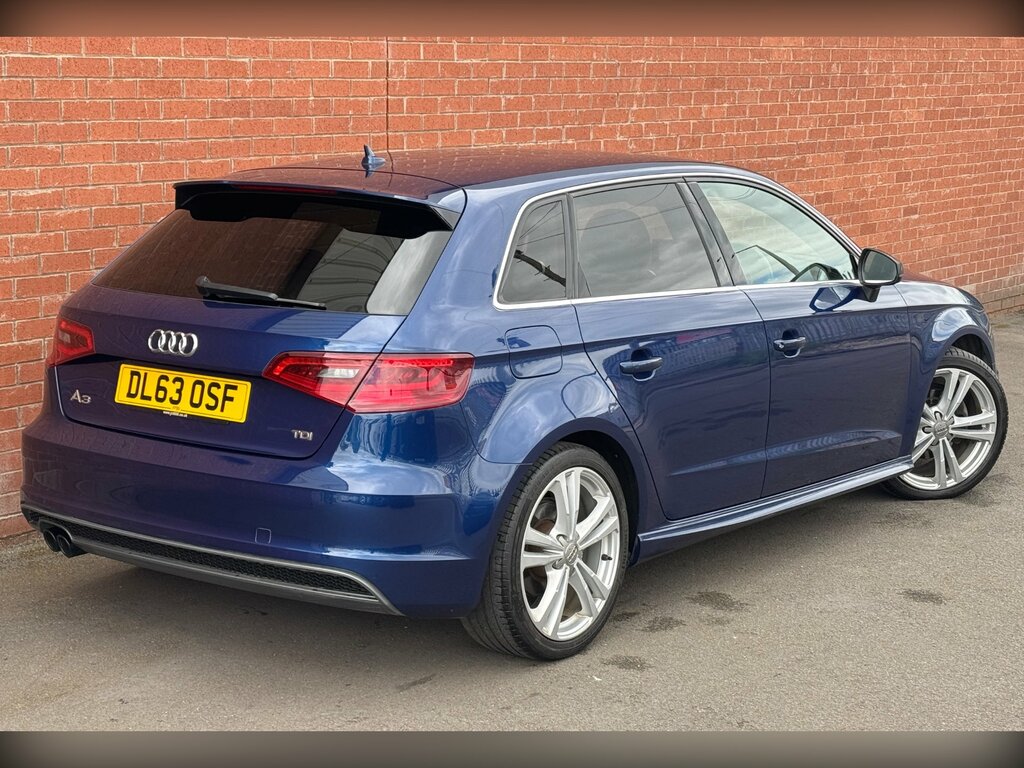 Audi A3 2.0 Tdi S Line Sportback Euro 5 Blue #3