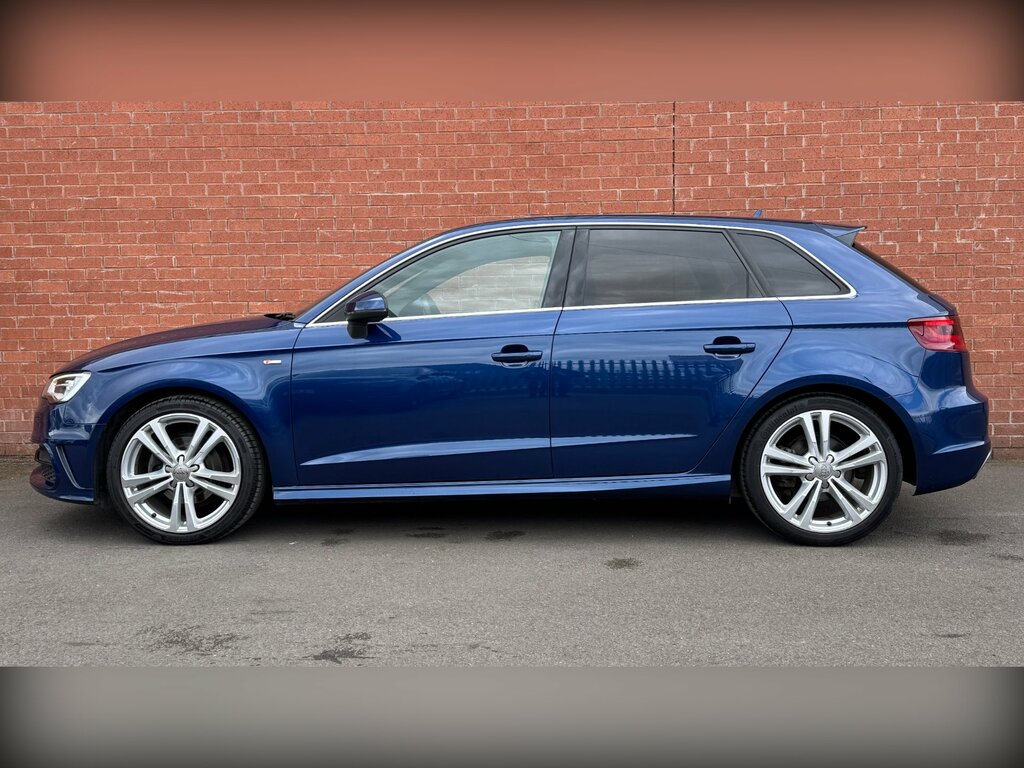 Audi A3 2.0 Tdi S Line Sportback Euro 5 Blue #6