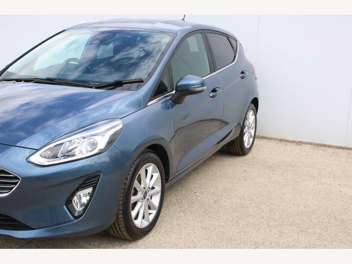 Ford Fiesta 1.0T Ecoboost Mhev Titanium Euro 6 Ss MM21ZWR Blue #4
