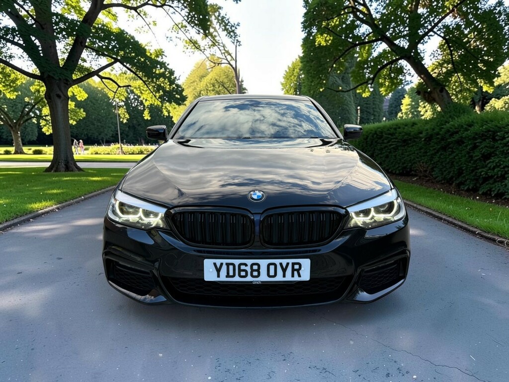 BMW 5 Series 2.0 520D M Sport Saloon Black #3