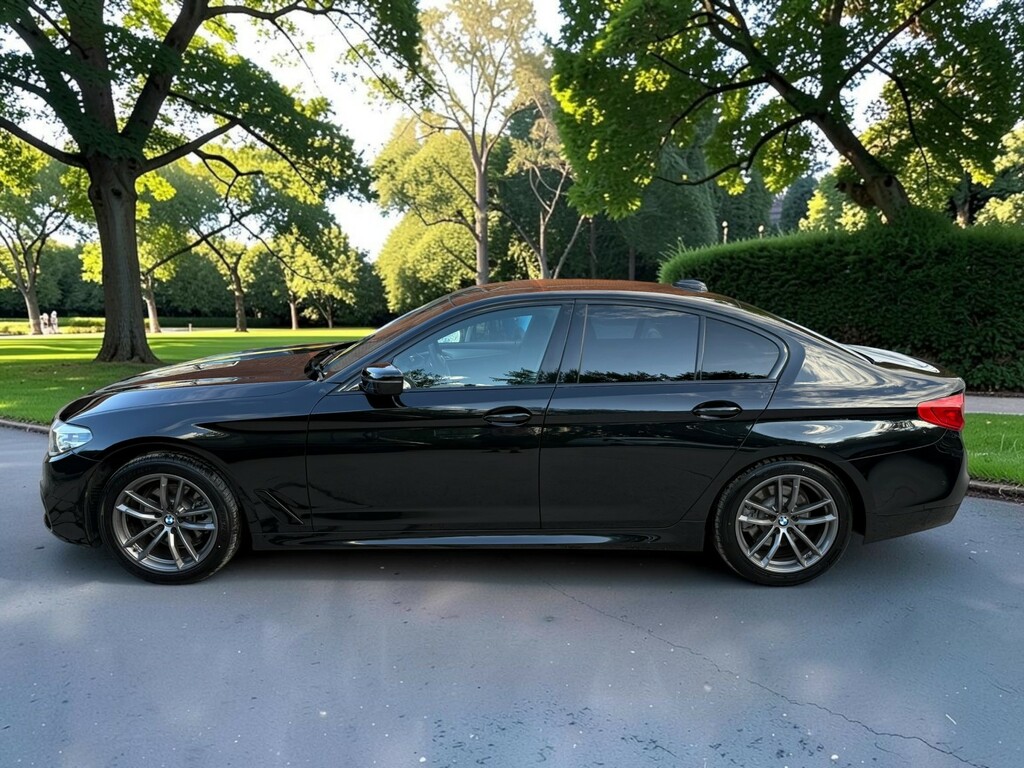 BMW 5 Series 2.0 520D M Sport Saloon Black #6