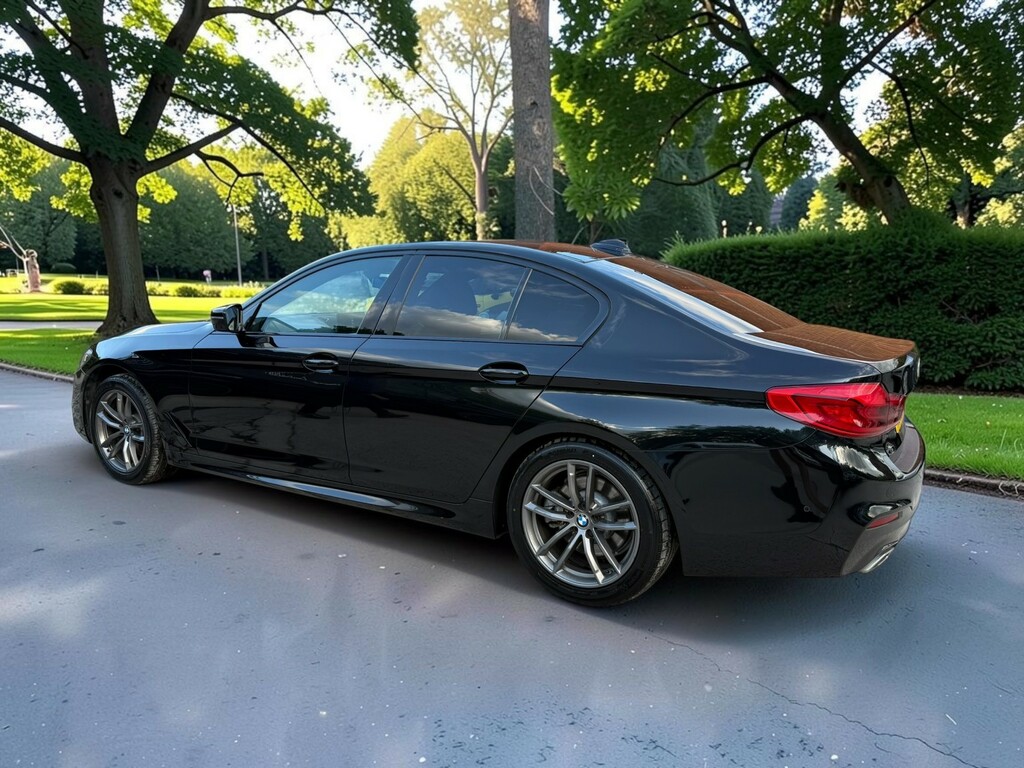 BMW 5 Series 2.0 520D M Sport Saloon Black #5