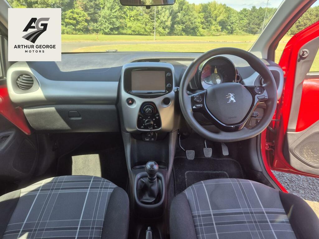 Peugeot 108 1.0 Active Hatchback Euro 6 68 PJ17YWR Red #3