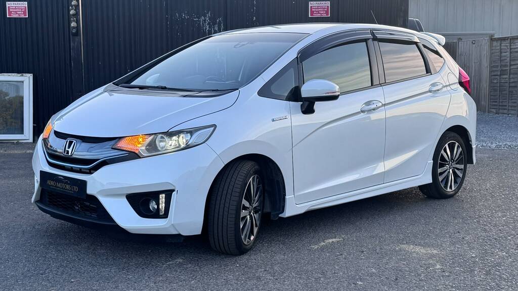 Honda Fit Hatchback White #4