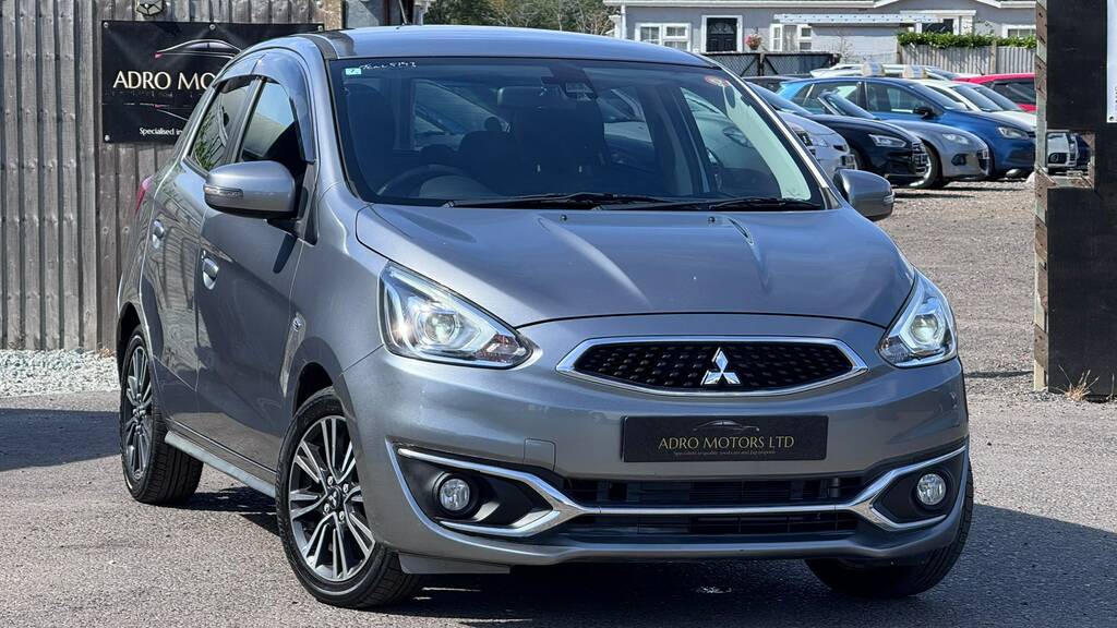 Mitsubishi Mirage Hatchback Silver #2