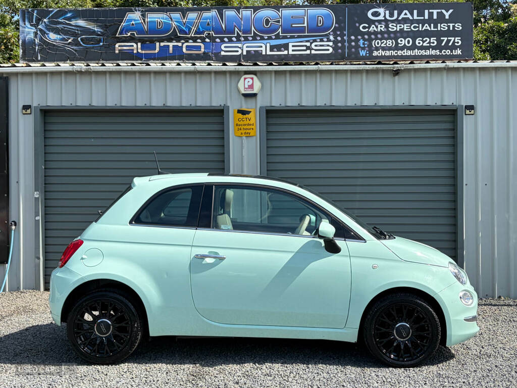 Fiat 500 1.2 Lounge Green