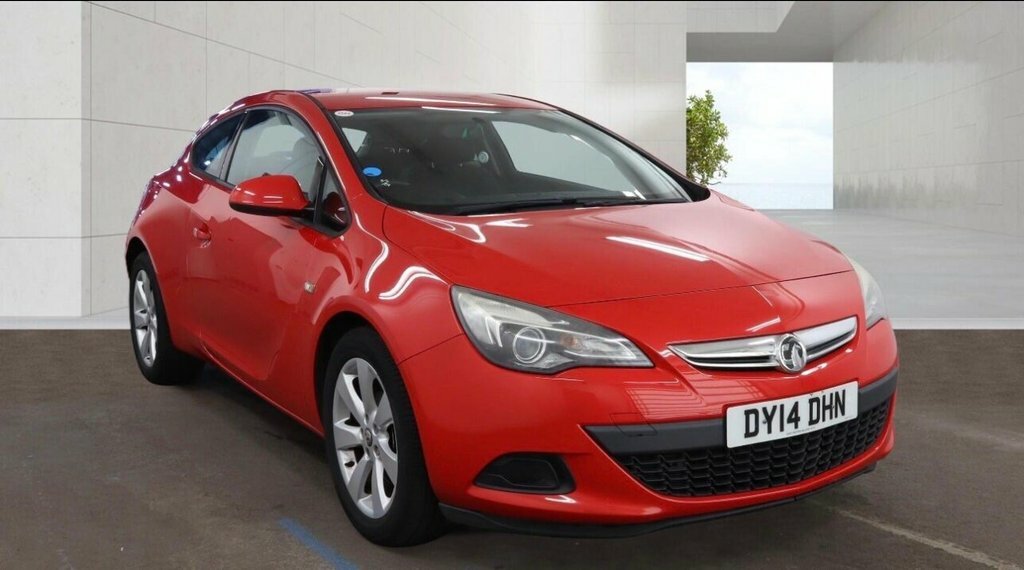 Vauxhall Astra GTC Coupe Red