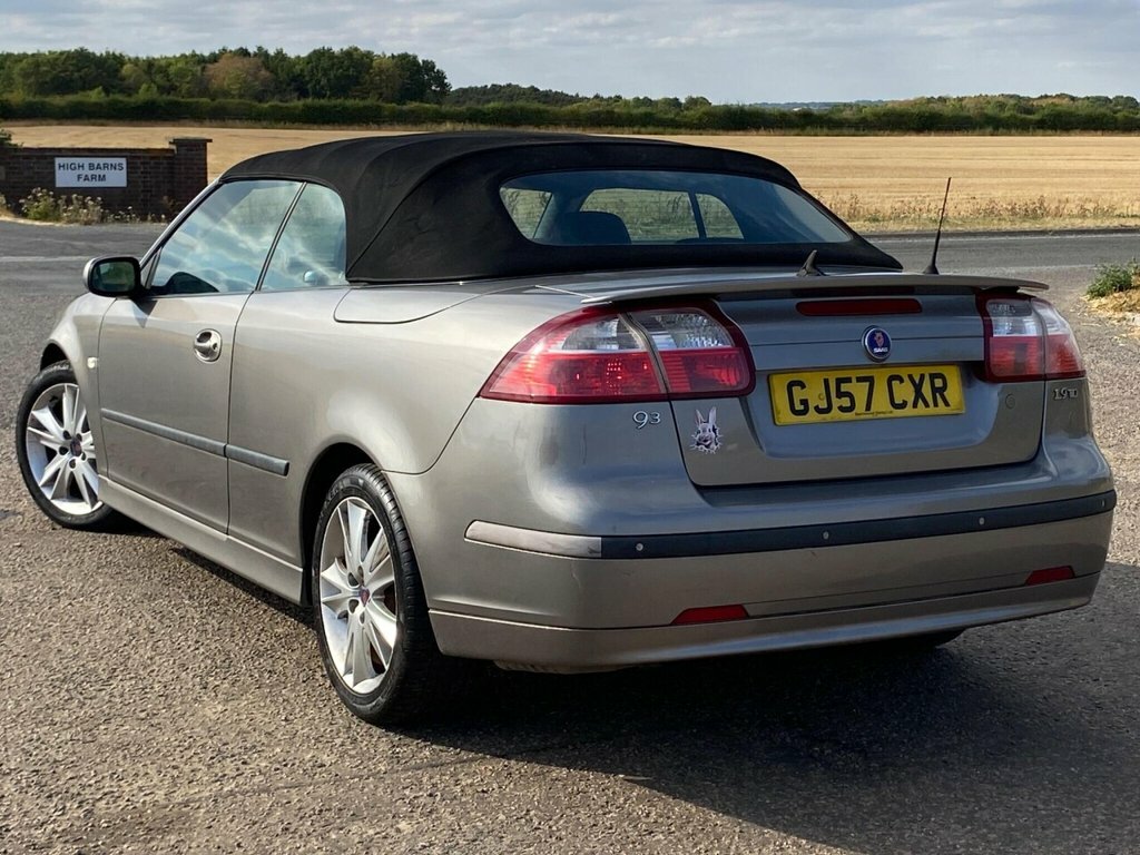 Saab 9-3 Convertible GJ57CXR Grey #2
