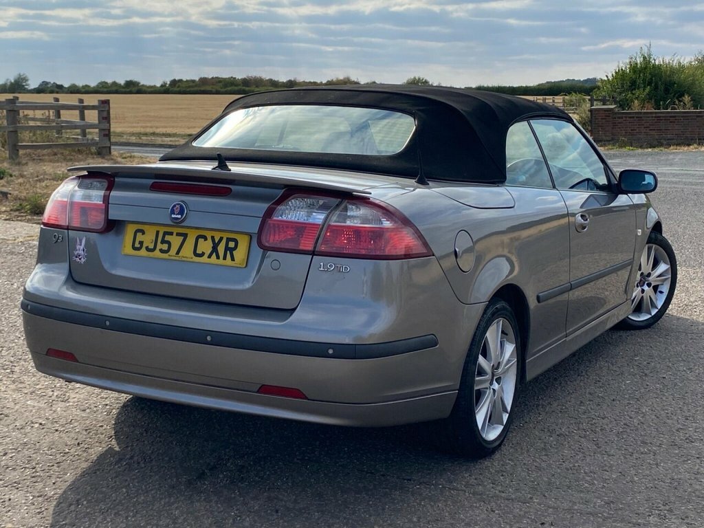 Saab 9-3 Convertible GJ57CXR Grey #4