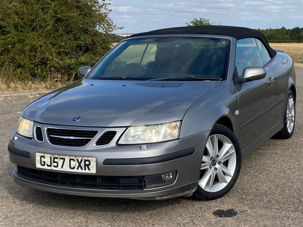 Saab 9-3 Convertible GJ57CXR Grey #3