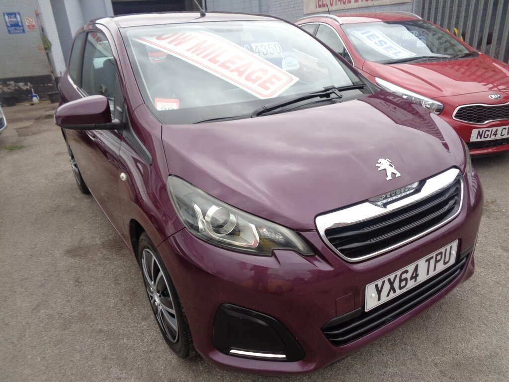 Peugeot 108 1.0 Vti Active Hatchback Euro 5 Purple
