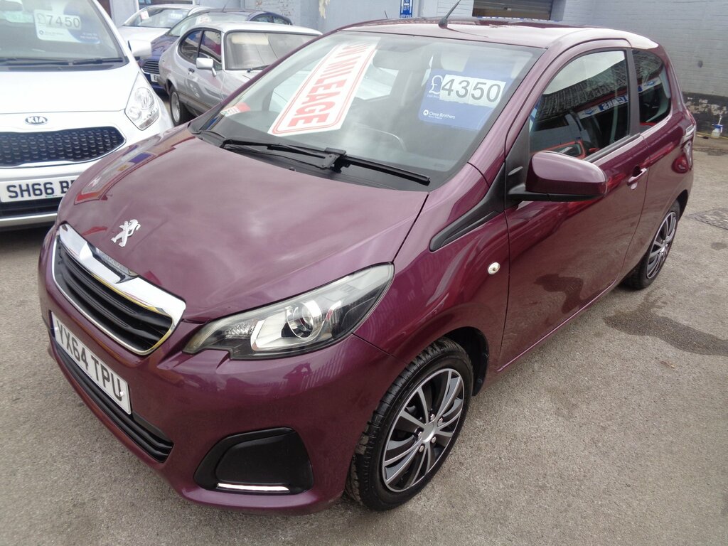 Peugeot 108 1.0 Vti Active Hatchback Euro 5 Purple #2