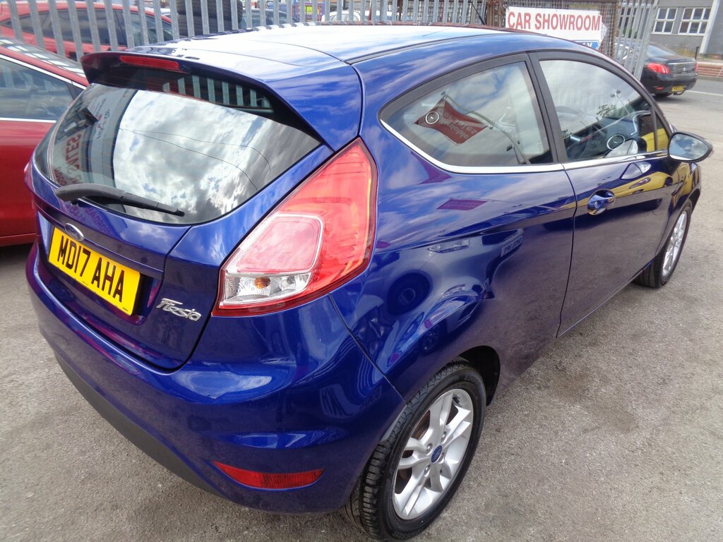 Ford Fiesta 1.25 Zetec Hatchback Euro 6 82 Blue #4