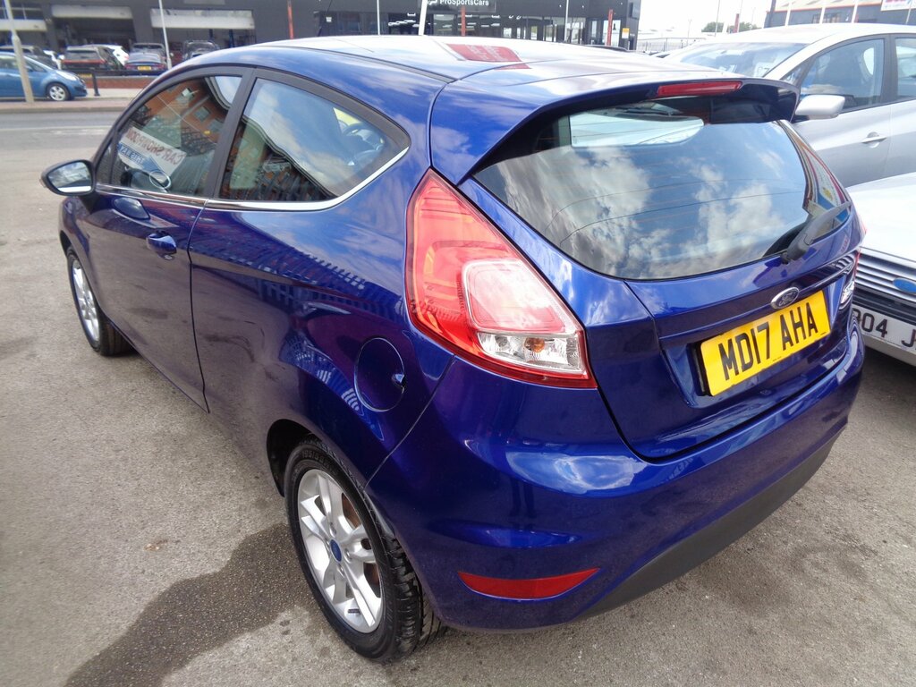 Ford Fiesta 1.25 Zetec Hatchback Euro 6 82 Blue #3