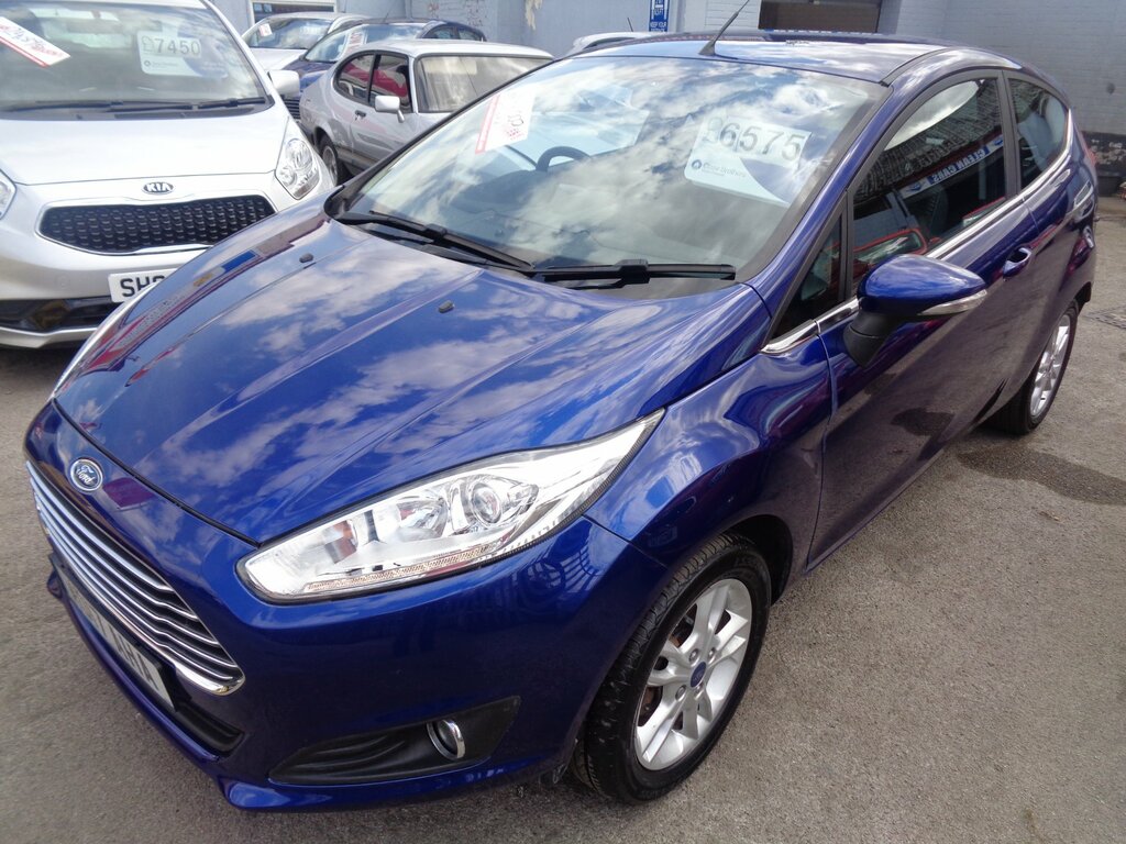 Ford Fiesta 1.25 Zetec Hatchback Euro 6 82 Blue #2