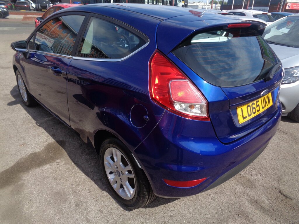 Ford Fiesta 1.25 Zetec Hatchback Euro 6 82 Blue #3
