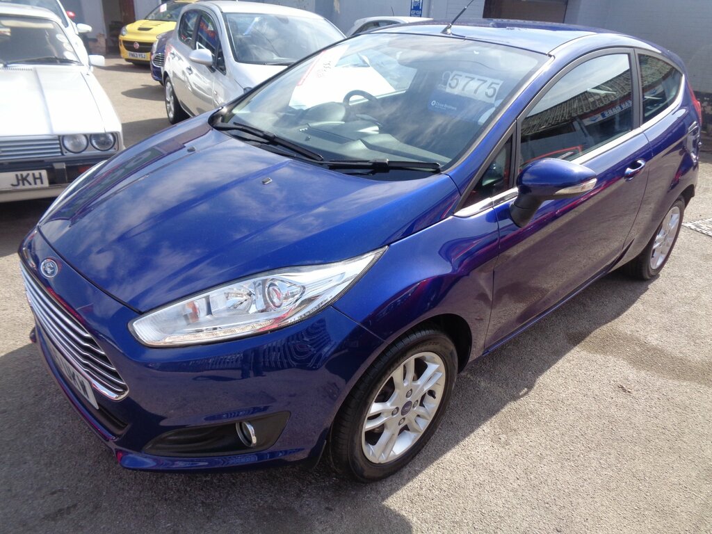 Ford Fiesta 1.25 Zetec Hatchback Euro 6 82 Blue #2