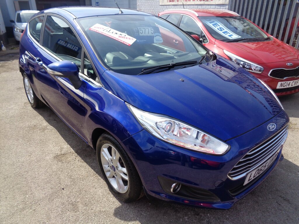 Ford Fiesta 1.25 Zetec Hatchback Euro 6 82 Blue