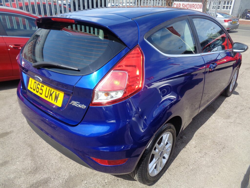 Ford Fiesta 1.25 Zetec Hatchback Euro 6 82 Blue #4