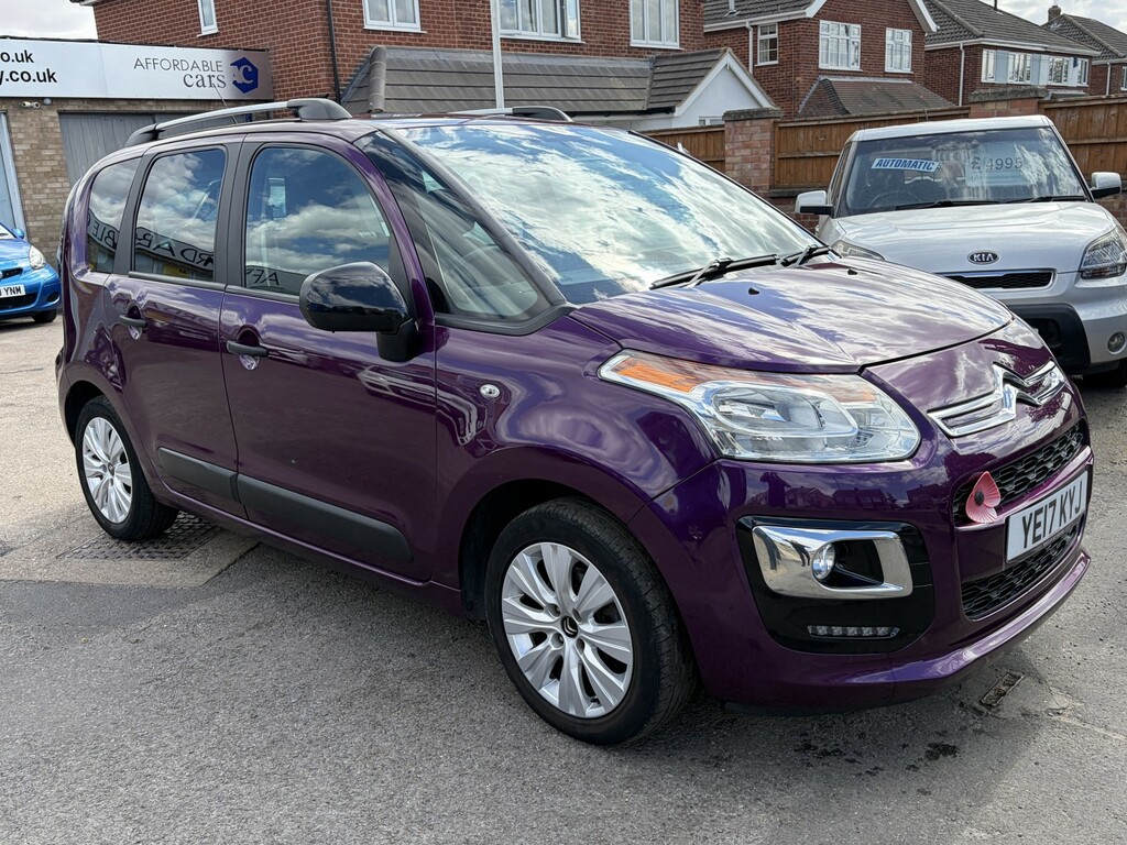 Citroen C3 Picasso Mpv 1.2 Puretech Edition 2017 Purple #3