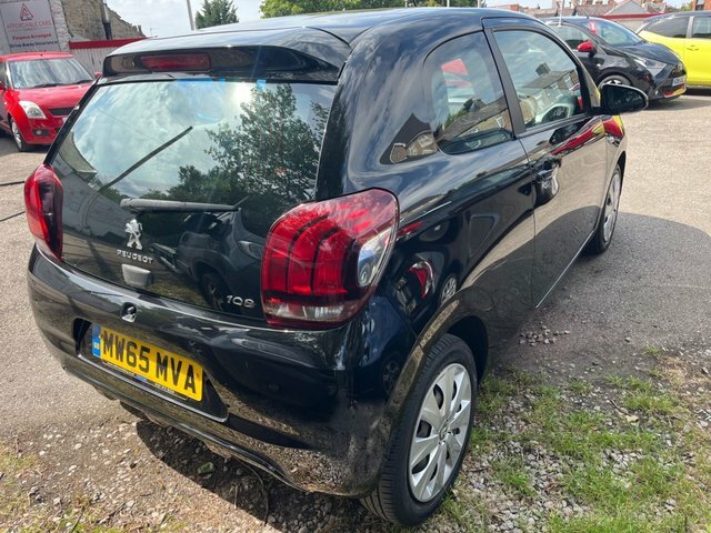 Peugeot 108 1.0 Active Hatchback Euro 6 68 Black #4