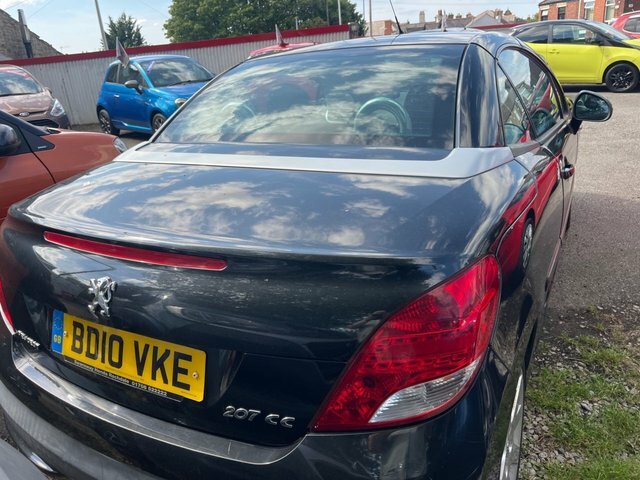 Peugeot 207 CC 1.6 Vti Allure Convertible Euro Black #4