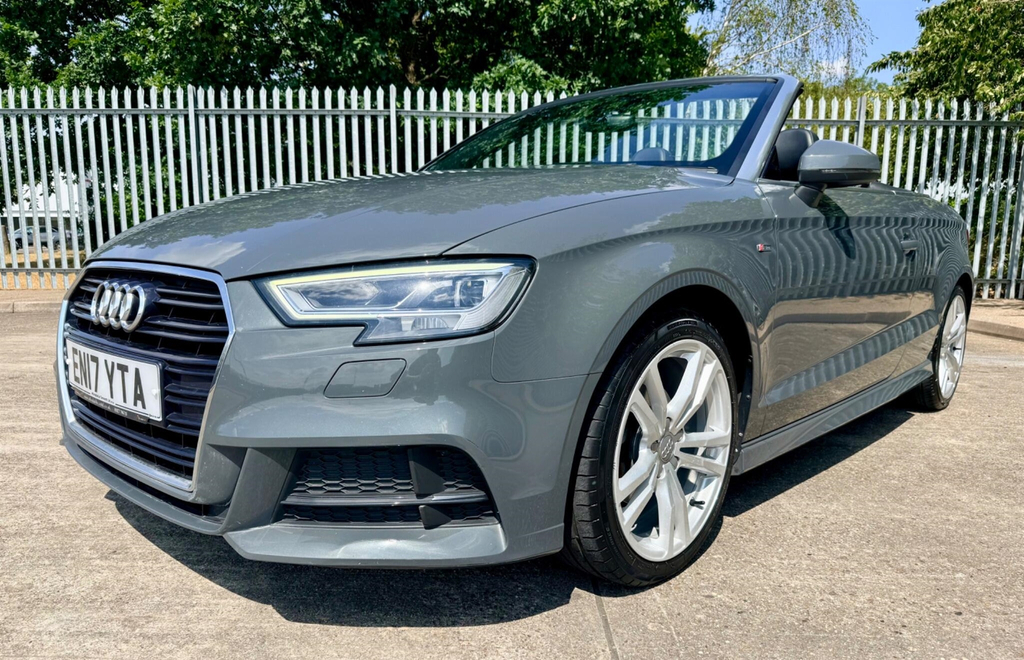 Audi Cabriolet 2.0 Tfsi S Line S Tronic Euro 6 Ss White #9