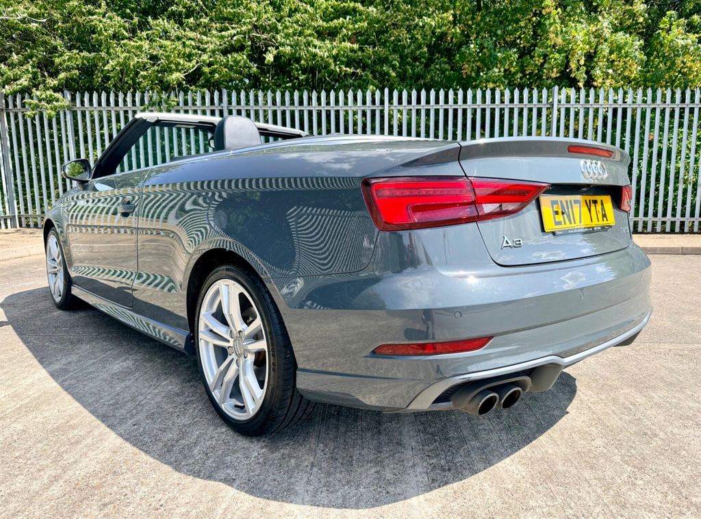 Audi Cabriolet 2.0 Tfsi S Line S Tronic Euro 6 Ss White #11