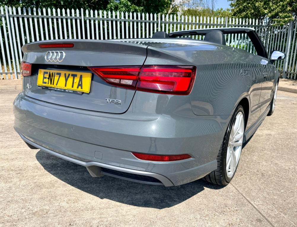 Audi Cabriolet 2.0 Tfsi S Line S Tronic Euro 6 Ss White #17